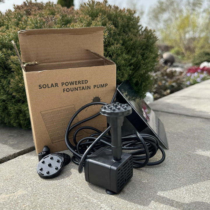 Skanto | Solar-Gartenbrunnen-Wasserpumpen-Set für den Garten