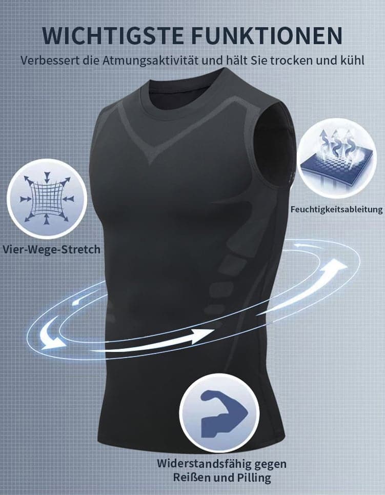 Skanto | 🔥2024 Neue Version Ionisches formendes ärmelloses Shirt