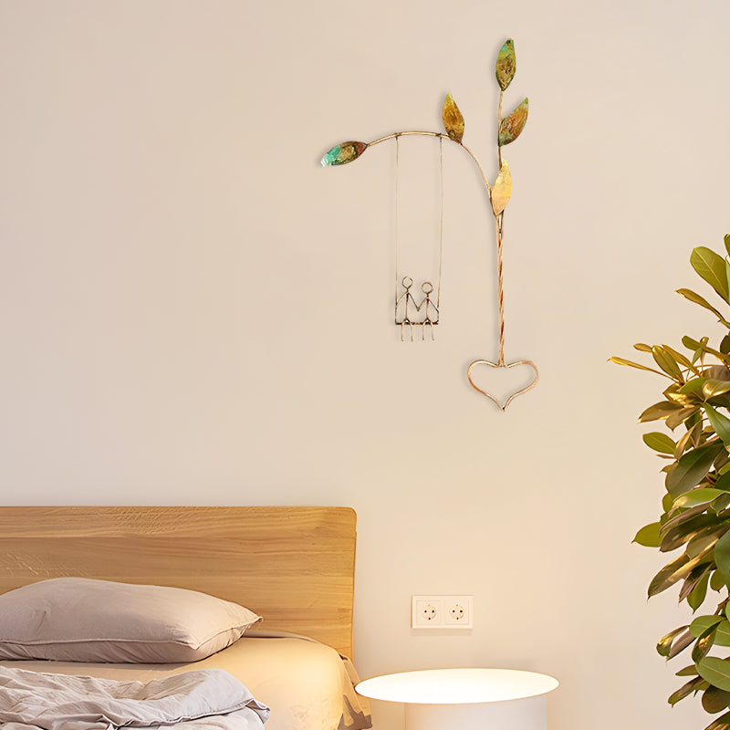 Skanto | „Rooted in Heart“ Schaukel-Wanddekoration