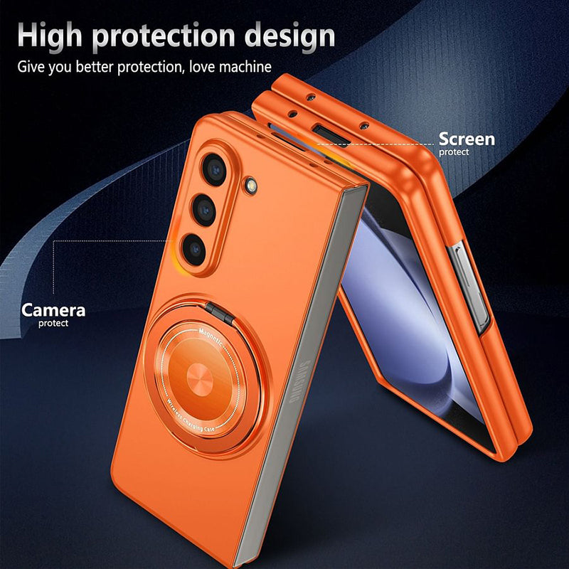 Skanto | Magnetische Handyhülle mit 360° drehbarem Ständer für Samsung Z Fold & Flip 6/5/4/3
