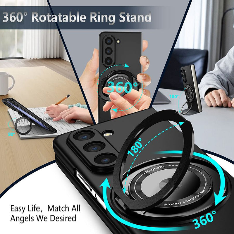Skanto | Magnetische Handyhülle mit 360° drehbarem Ständer für Samsung Z Fold & Flip 6/5/4/3