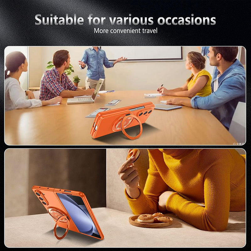 Skanto | Magnetische Handyhülle mit 360° drehbarem Ständer für Samsung Z Fold & Flip 6/5/4/3