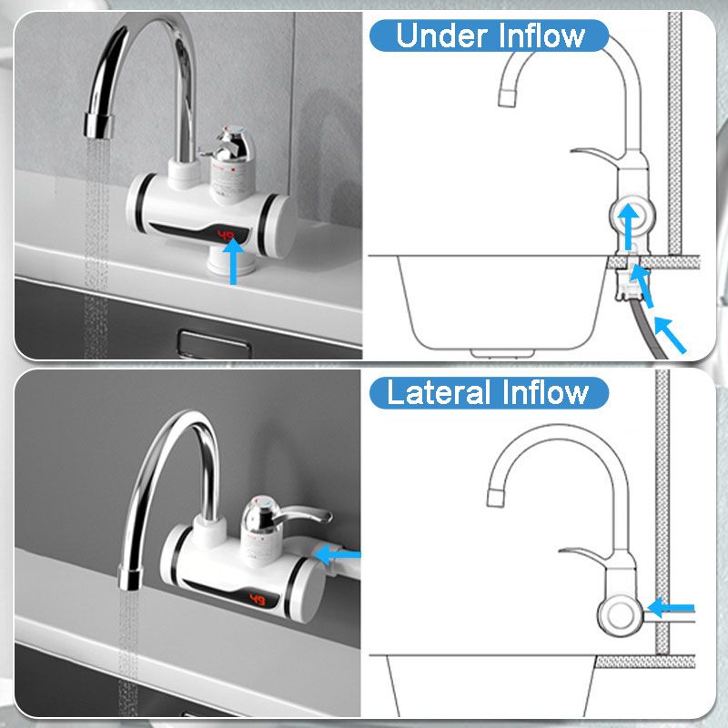 Skanto | HotFlow Elektrischer Durchlauferhitzer-Wasserhahn – Sofort warmes Wasser für Küche & Bad (3000W)
