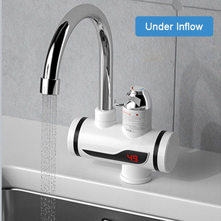 Skanto | HotFlow Elektrischer Durchlauferhitzer-Wasserhahn – Sofort warmes Wasser für Küche & Bad (3000W)