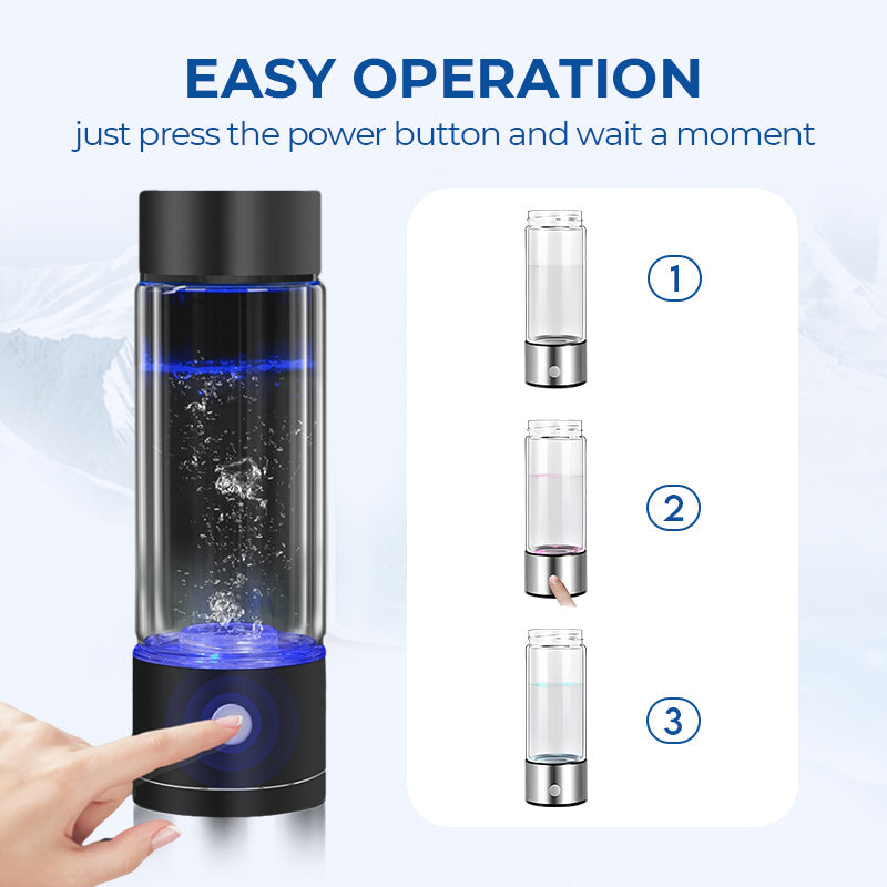 Skanto | Wasserstoff-Wellnessflasche 💧 | Reines, energetisiertes Wasser überall 🌟