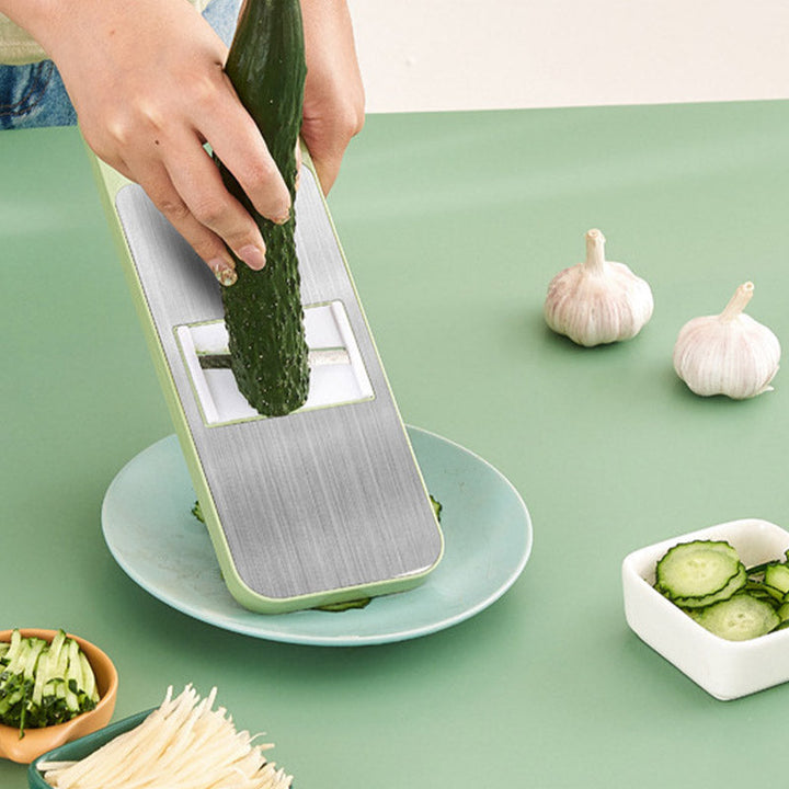 Skanto | Multifunktionaler 7-in-1 Küchenzerkleinerer aus Edelstahl mit Handschutz