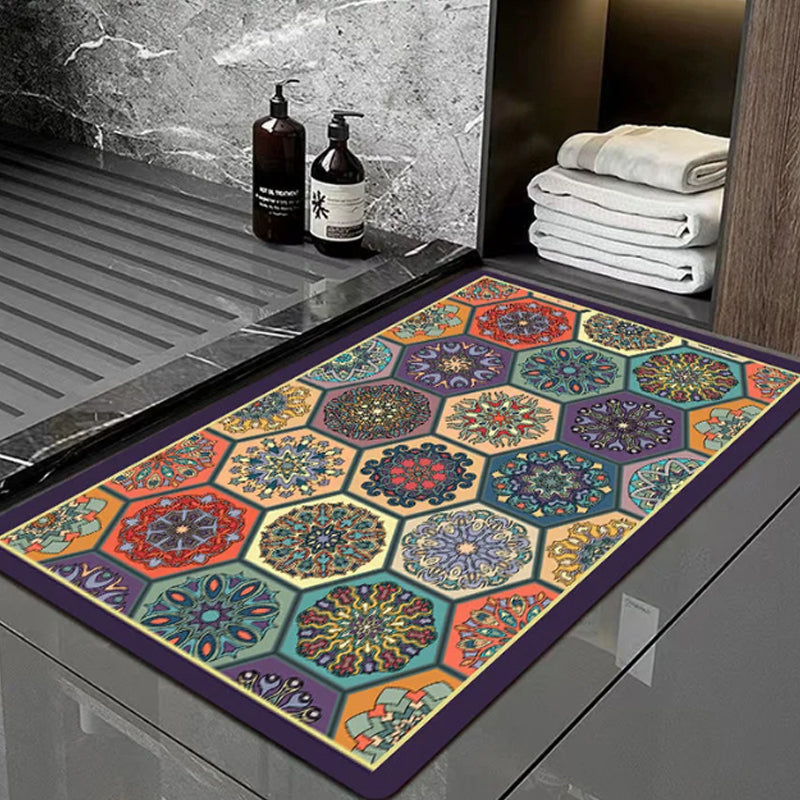 Skanto | Bohemian Geometrische Fußmatte für den Eingangsbereich