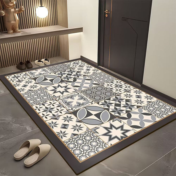 Skanto | Bohemian Geometrische Fußmatte für den Eingangsbereich