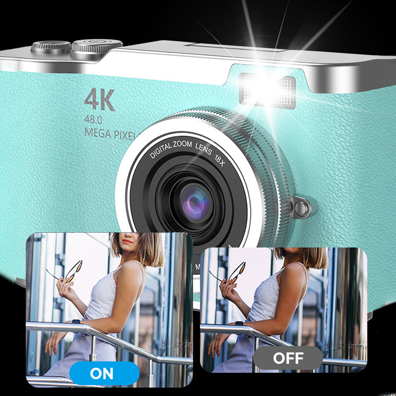 Skanto | 4K HD Digital-Kamera mit Klappdisplay