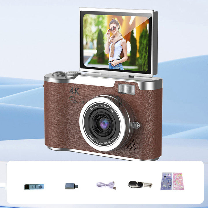Skanto | 4K HD Digital-Kamera mit Klappdisplay