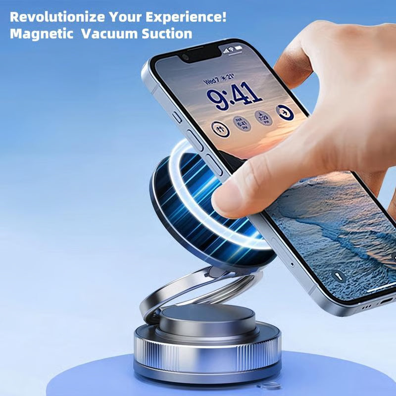 Skanto | 360° verstellbarer magnetischer Telefonhalter mit Vakuum