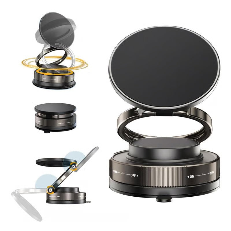 Skanto | 360° verstellbarer magnetischer Telefonhalter mit Vakuum