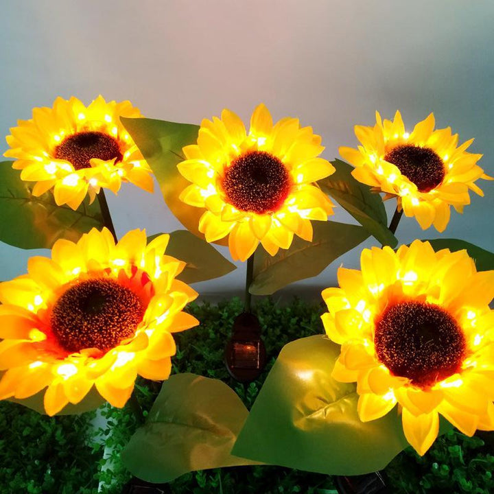 Skanto | Solar-LED-Gartenleuchte „Sonnenblume“