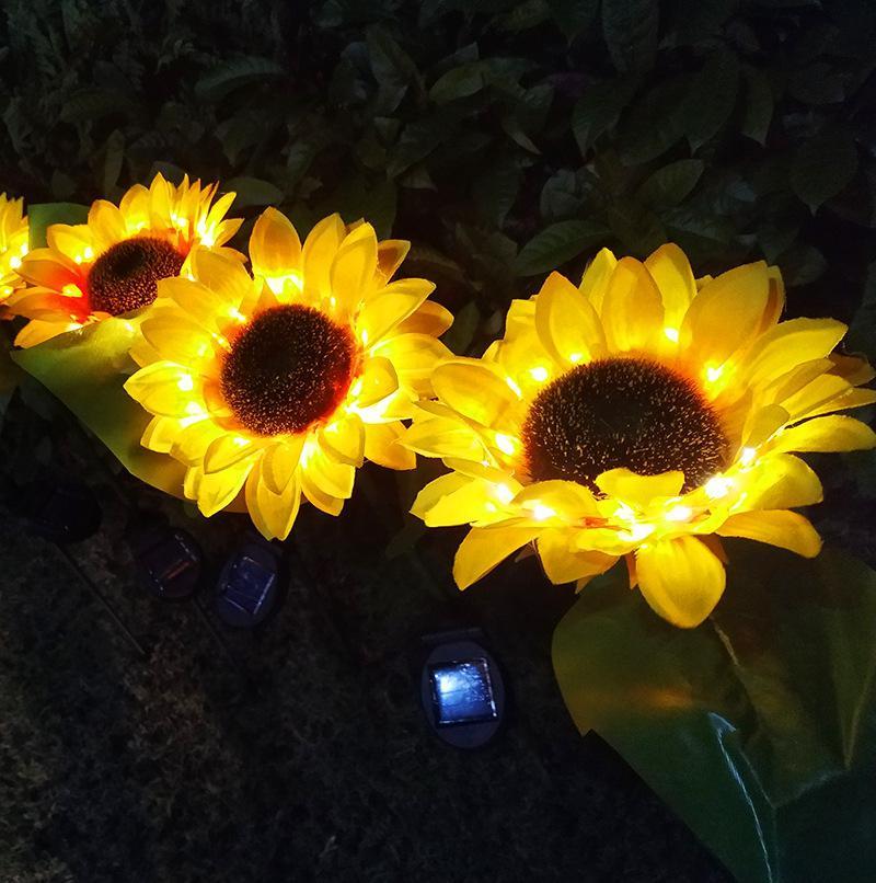 Skanto | Solar-LED-Gartenleuchte „Sonnenblume“