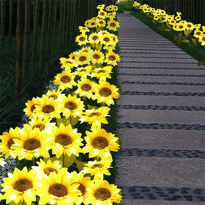 Skanto | Solar-LED-Gartenleuchte „Sonnenblume“