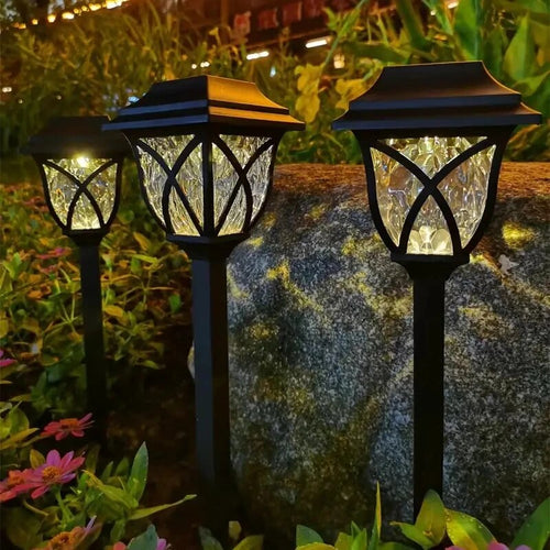 Skanto | LED Solar Gartenleuchten – Solarbetriebene Dekorationsleuchten für Außenwege