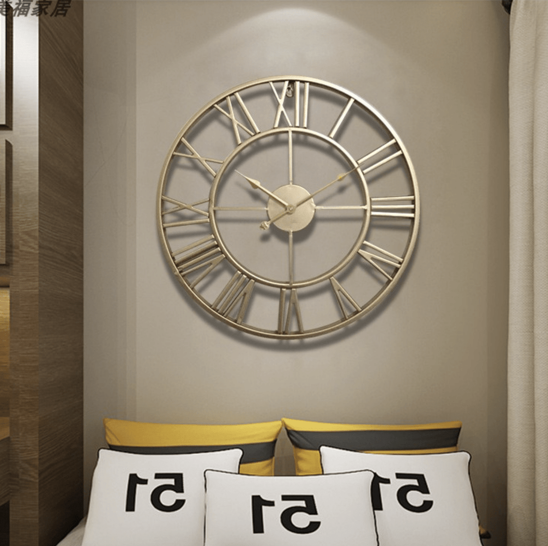 Skanto | TIMEMESH – Skelett-Wanduhr mit leisem, nicht tickendem Mechanismus