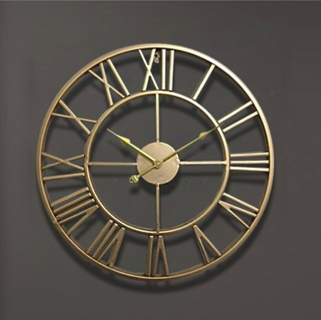 Skanto | TIMEMESH – Skelett-Wanduhr mit leisem, nicht tickendem Mechanismus