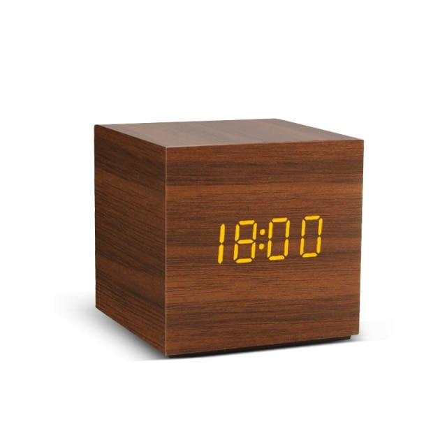 Skanto | Minimalistischer Holz-LED-Wecker