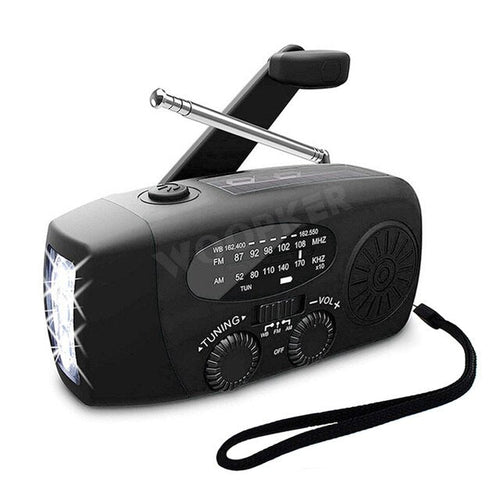 Skanto | All-in-One Notfallradio mit Solarenergie und Powerbank – Immer und überall vorbereitet sein