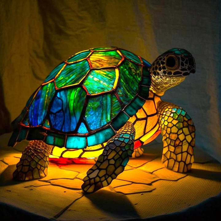 Skanto | Bunte Oktopus-Glas-Tischlampe Ornament