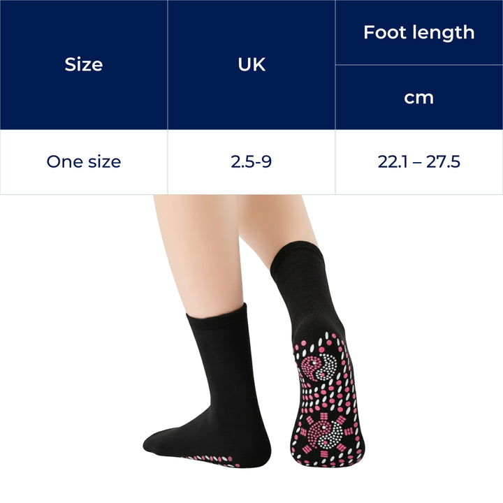 Thermosocken – Magnettherapie – Atmungsaktive, schlankmachende Thermosocken für kalte Füße – Fördert die Durchblutung & Komfort Skanto