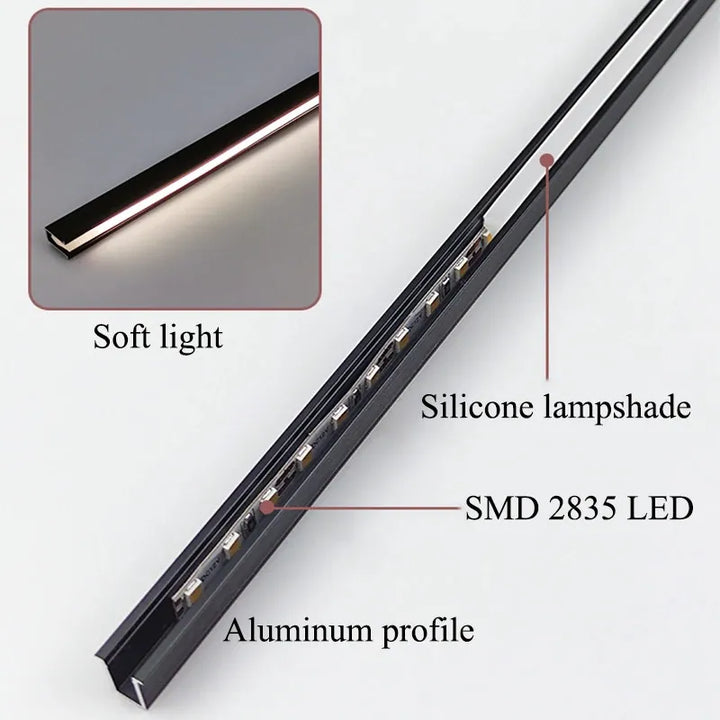 Skanto | LED-Lichtleiste Unterschrank | Ultradünn | DC12V, 10W/m | Zuschneidbar & Farbtemperatur wählbar