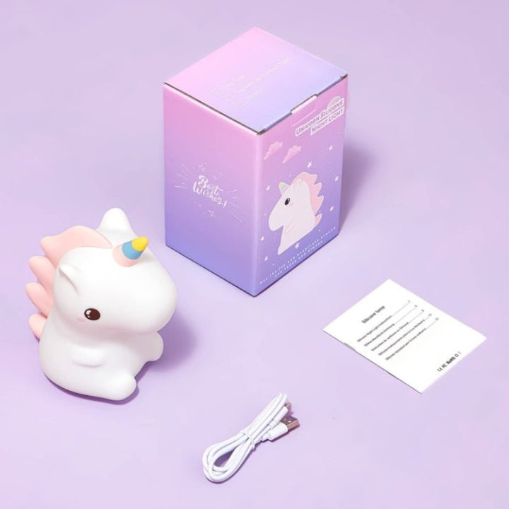 Skanto | Einhorn-Nachtlicht mit einstellbaren Farben und Helligkeit