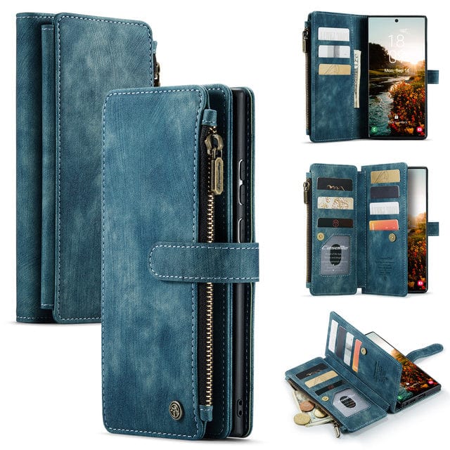 Skanto | Leder Wallet Case für Samsung Galaxy