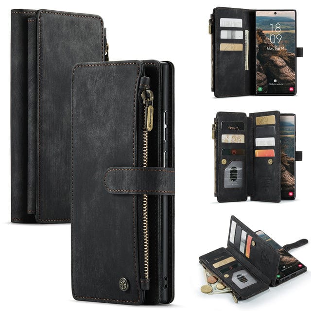 Skanto | Leder Wallet Case für Samsung Galaxy