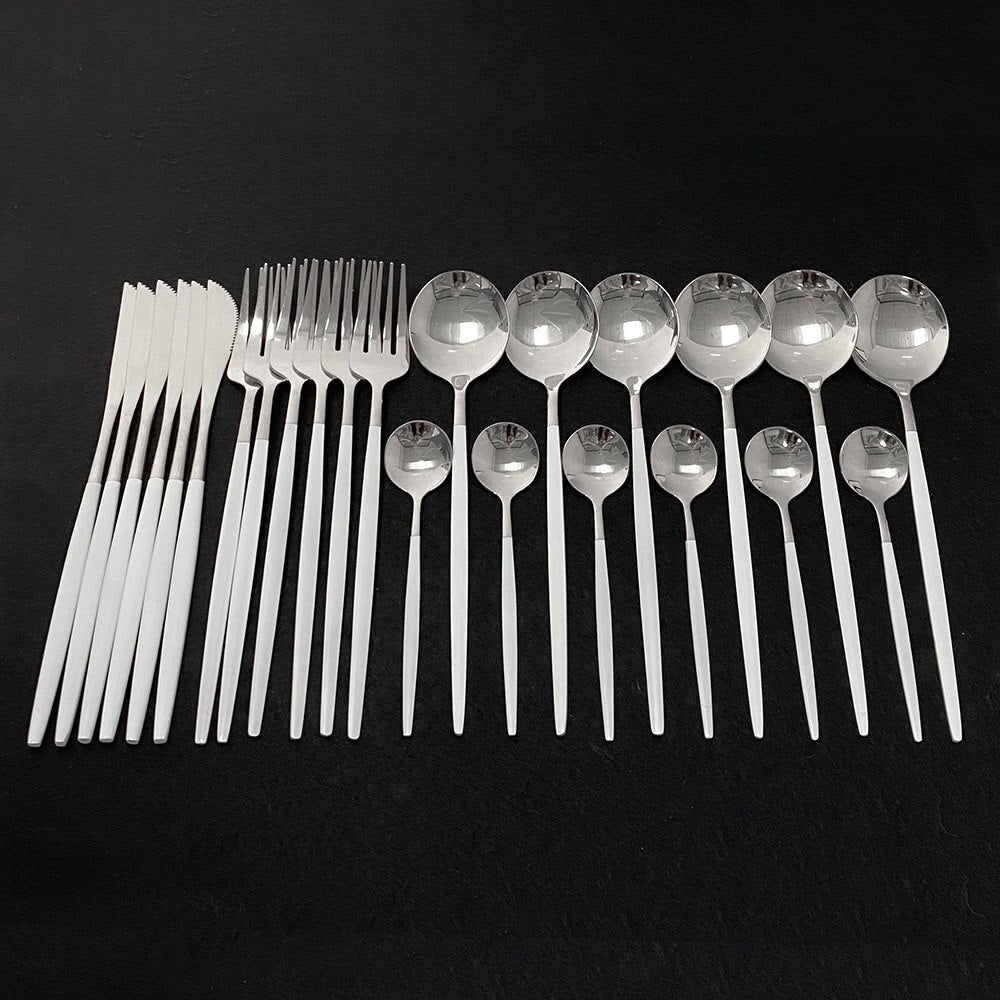 Skanto | RoyalGlimmer Gold-Besteckset – Gold-Besteckset für eine luxuriöse Tischdekoration