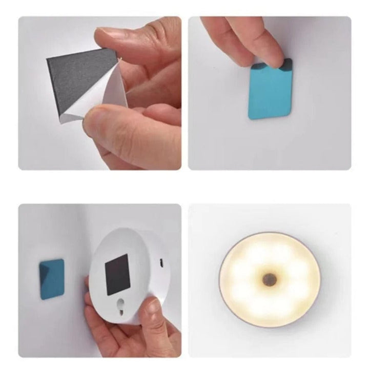 Skanto | Wiederaufladbare LED-Leuchte mit Bewegungssensor | Energiesparend, USB-wiederaufladbar & Ideal für Gehwege, Treppen, Kleiderschränke & Schränke