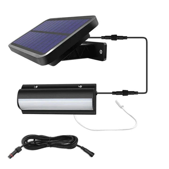 Skanto | Solar-Pendelleuchte für den Außenbereich | Doppel- oder Einzelkopf, IP65 wasserdicht & solarbetrieben für Terrassen, Scheunen und Innenräume