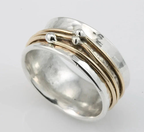 Skanto | Vintage vergoldeter Silberring