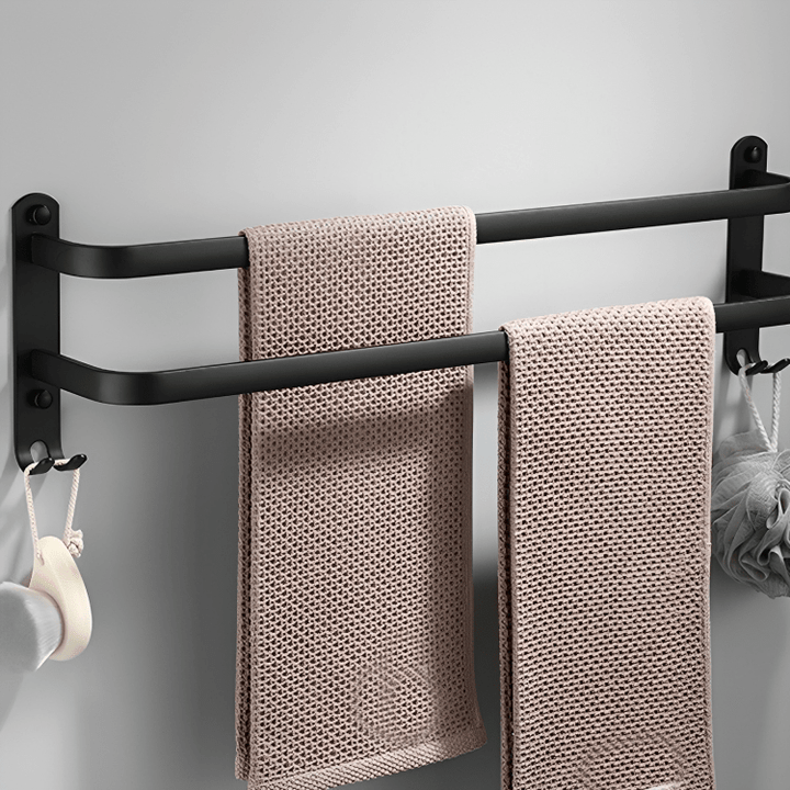 Skanto | Skanto Hängeregal für das Badezimmer mit praktischem Handtuchhalter