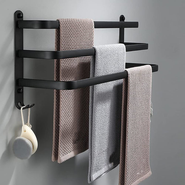 Skanto | Skanto Hängeregal für das Badezimmer mit praktischem Handtuchhalter