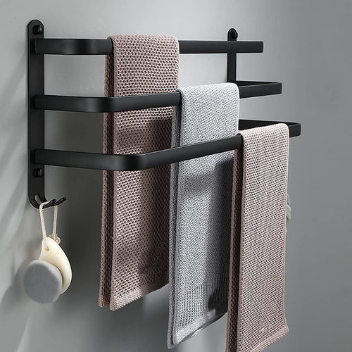 Skanto | Skanto Hängeregal für das Badezimmer mit praktischem Handtuchhalter