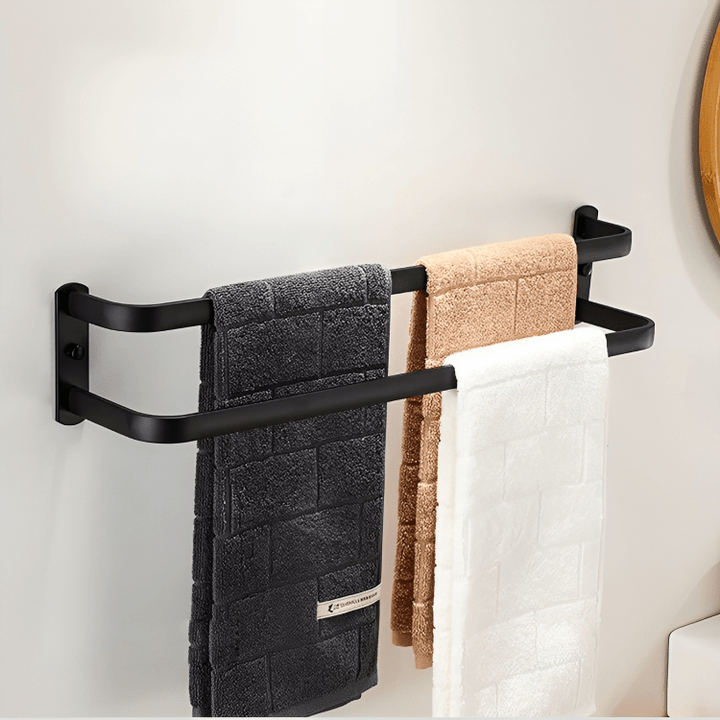 Skanto | Skanto Hängeregal für das Badezimmer mit praktischem Handtuchhalter
