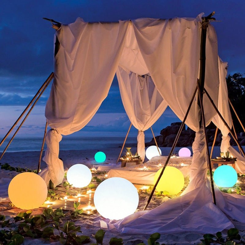 Skanto | Outdoor Kugelleuchte - Kabellos, Wetterfest, 16 Farben LED Ballleuchte