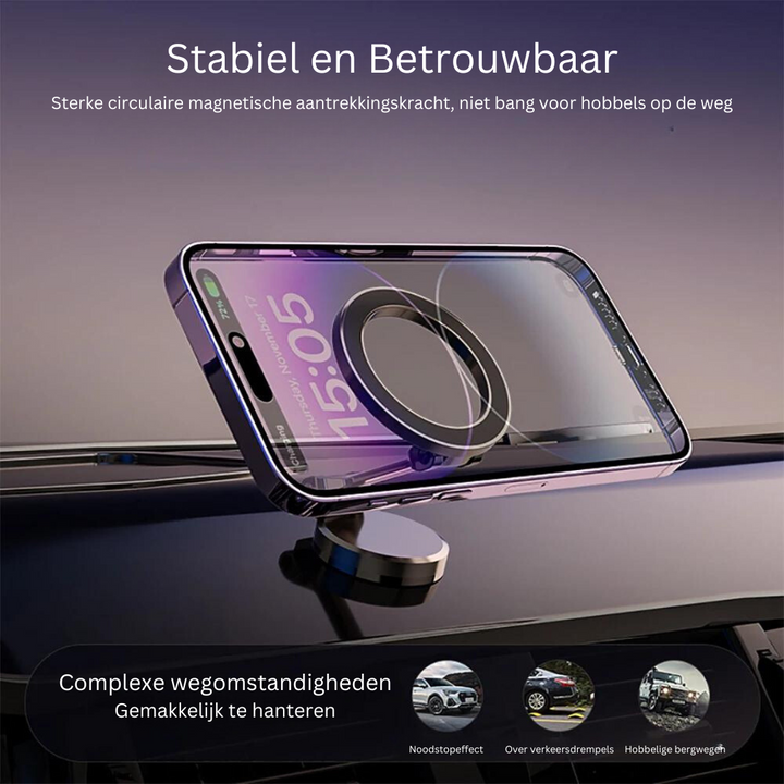 Magnetischer Auto-Handyhalter – 360° drehbar, faltbar