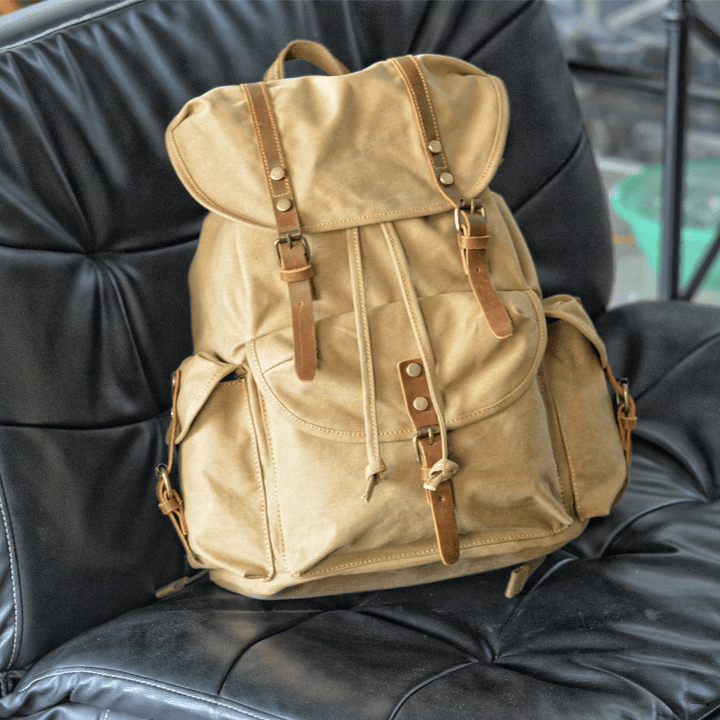Skanto | WessPack – Militärische Ledertasche Robuster & Zuverlässiger Rucksack