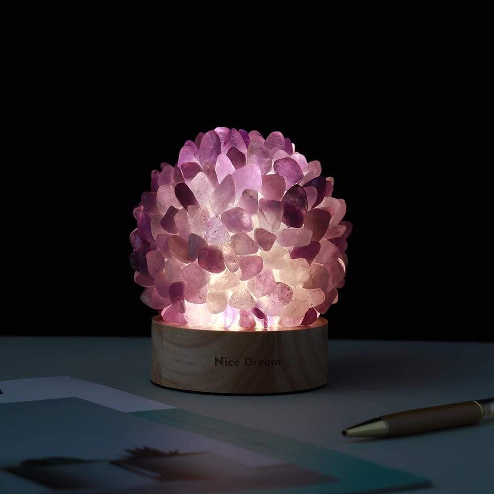 Skanto | Aventurin-Quarzkristalllampe