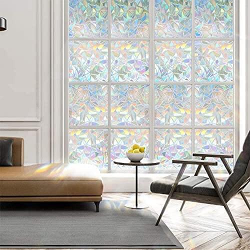 Skanto | Farbenfrohe Fensterfolie mit 3D-Regenbogen-Effekt