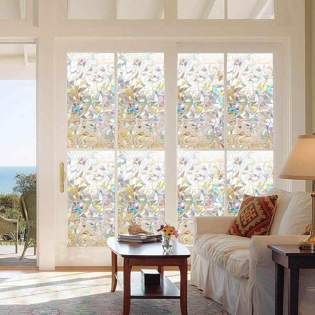 Skanto | Farbenfrohe Fensterfolie mit 3D-Regenbogen-Effekt