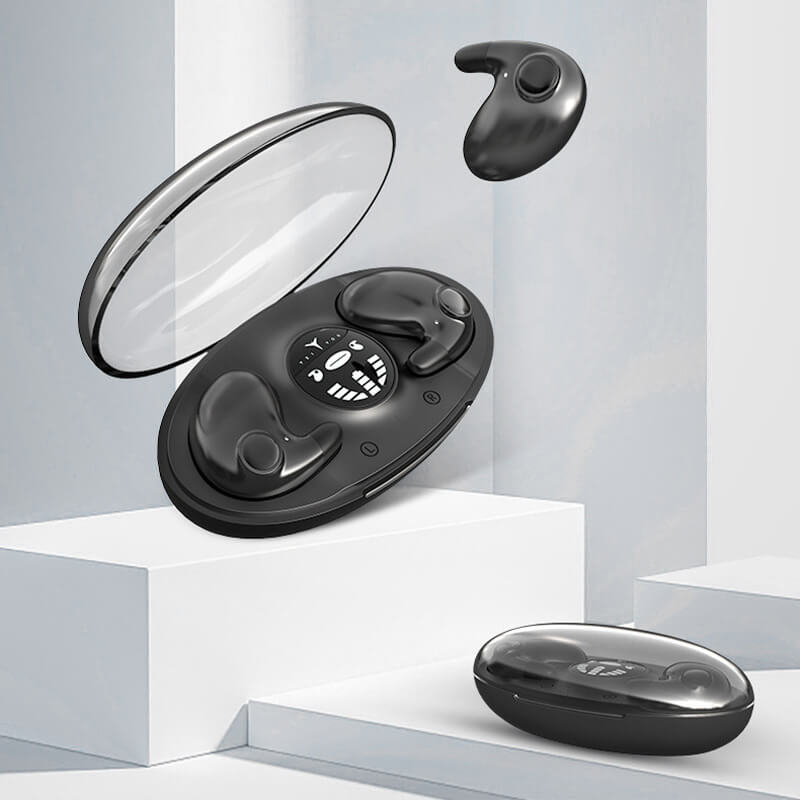 Skanto | Unsichtbare kabellose Schlaf-Ohrhörer | IPX5 Wasserdicht | Bluetooth 5.3